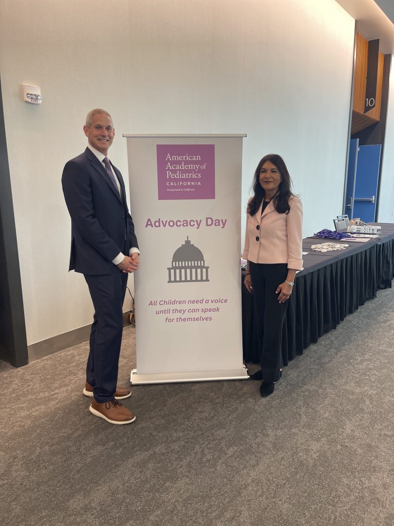 Eric Ball, MD, AAP-CA Chair & Diana Ramos, MD, CA Surgeon General